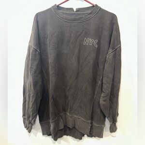 Aerie oversized sweater. Grey.